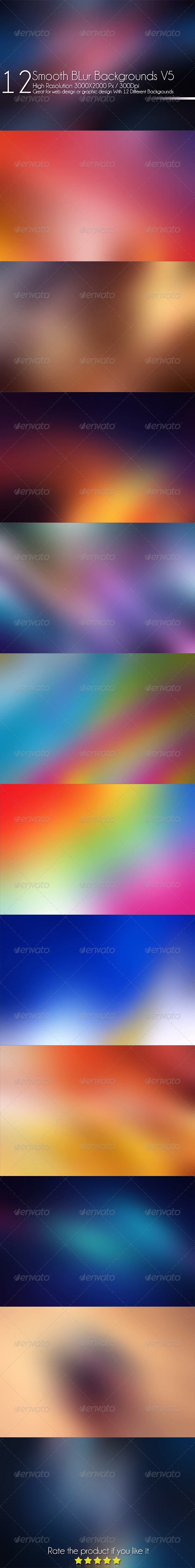 12 Smooth Blur Background V5 - Abstract Backgrounds