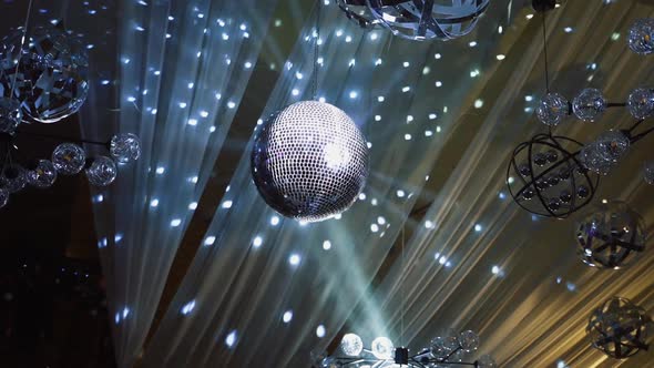 Round Ball Rotating in the Nightclub alt