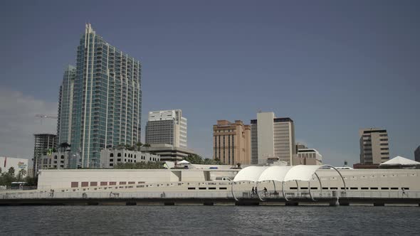 Skyscrapers and towers near Tampa Riverwalk alt