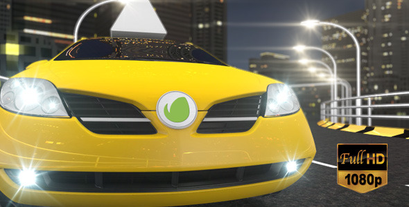 Taxi Cab Ident - VideoHive 7646485
