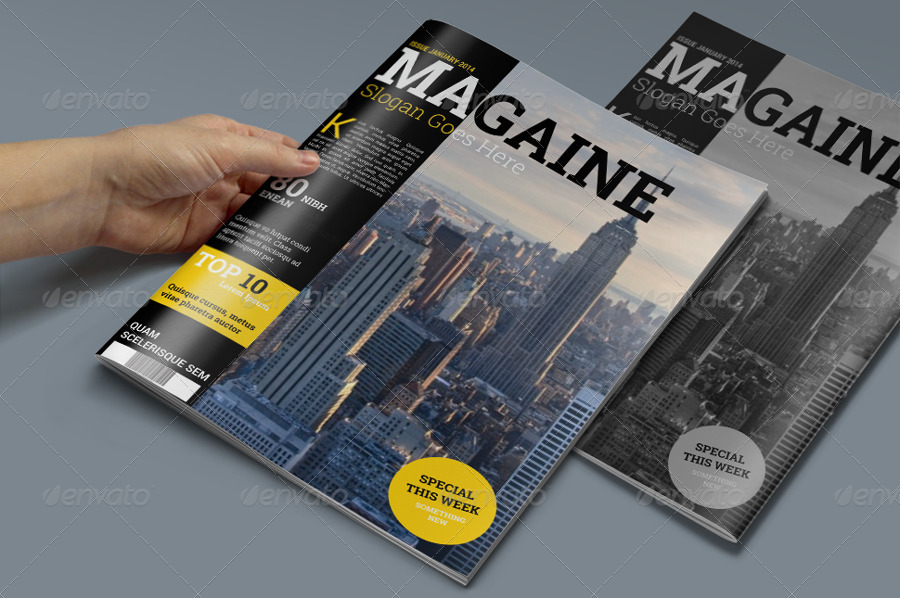 30 Pages Magazine Template, Print Templates | GraphicRiver