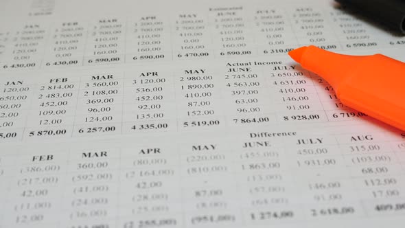 Paper Financial Account Document alt