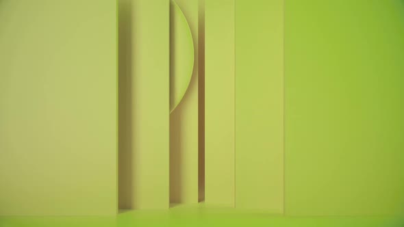 Abstract Loop Green Scene Background