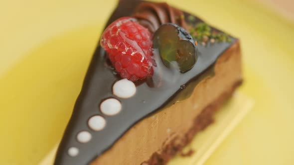 Sweet Dessert Closeup Slow Motion alt