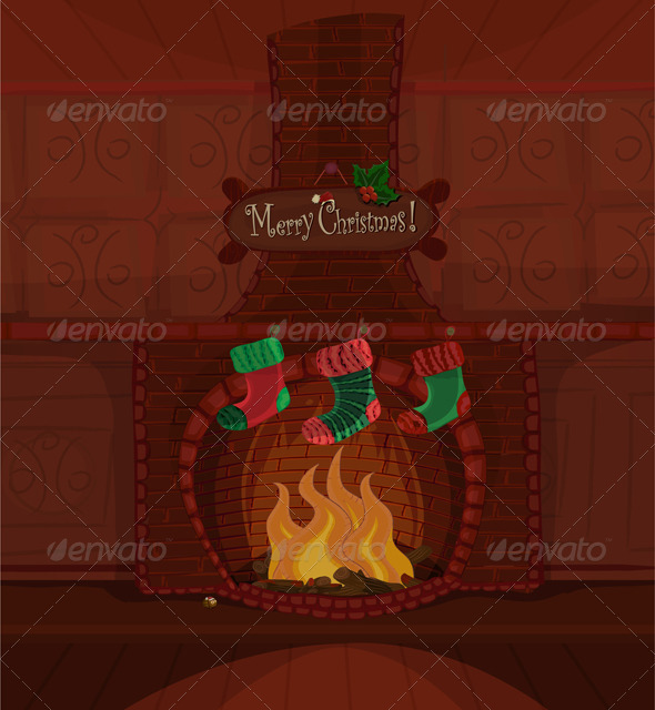 Christmas vector scene - Christmas Seasons/Holidays
