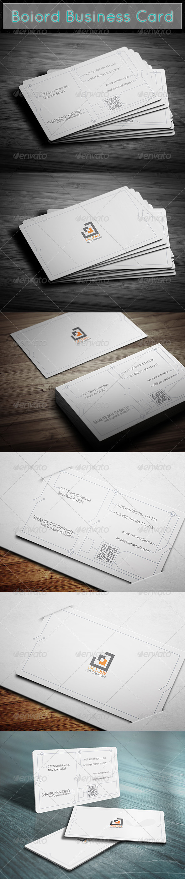 Boiord Business Card - Real Objects Business Cards