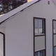 Aerial view of new white modern residential house at winter near the forest 12 - VideoHive Item for Sale