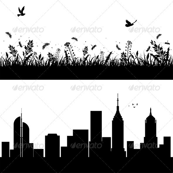 Nature and Urban Banner
