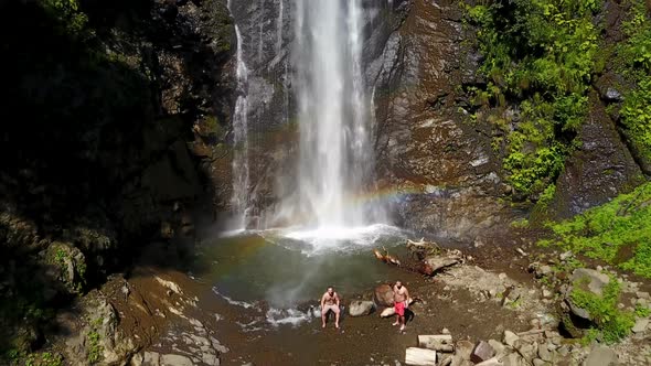 Travel Destination River Waterfall, Macahel National Park, Borcka, Artvin, Turkey