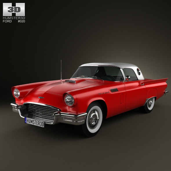 Ford Thunderbird 1957 - 3DOcean Item for Sale
