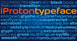 iProton Font Collection