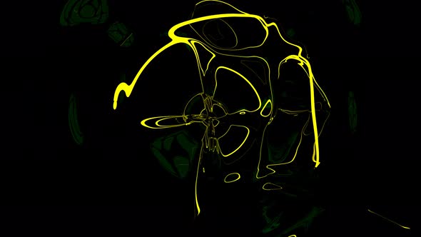 Yellow Green Abstraction alt