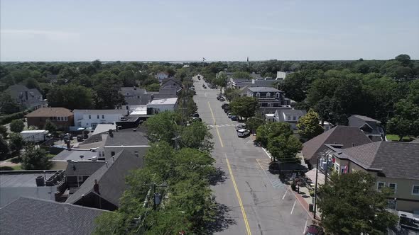 Aerial of Westhampton Beach Village alt