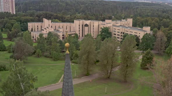 Brick Modern Hospitalsanatorium with a Very Beautiful Design in a Picturesque Location