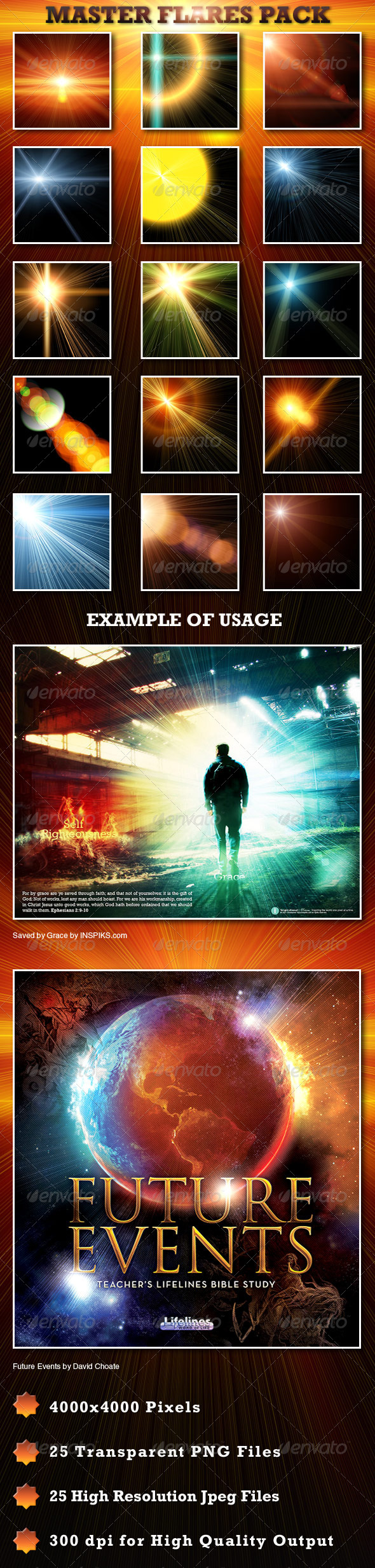 Master Flares Pack - Decorative Graphics