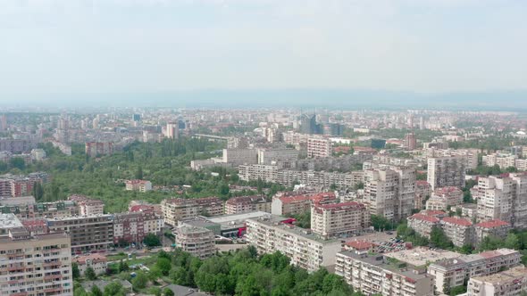Aerial View Sofia Capital and Largest City of Bulgaria alt