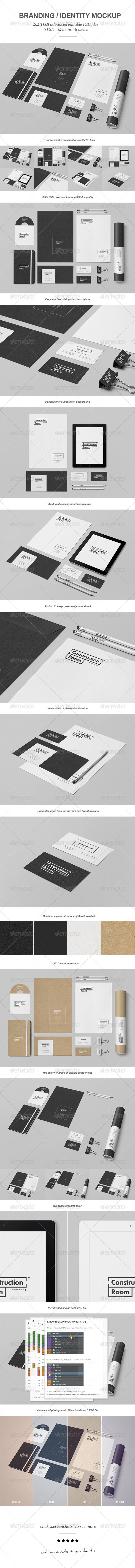Branding / Identity Mock-up 5 - Stationery Print