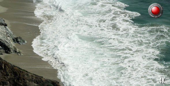 Ocean Waves and Rocky Coast alt