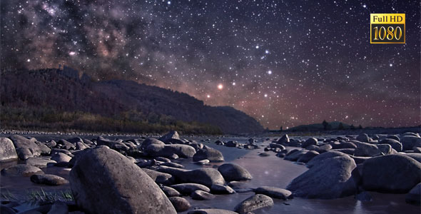 Starry Night Over the River