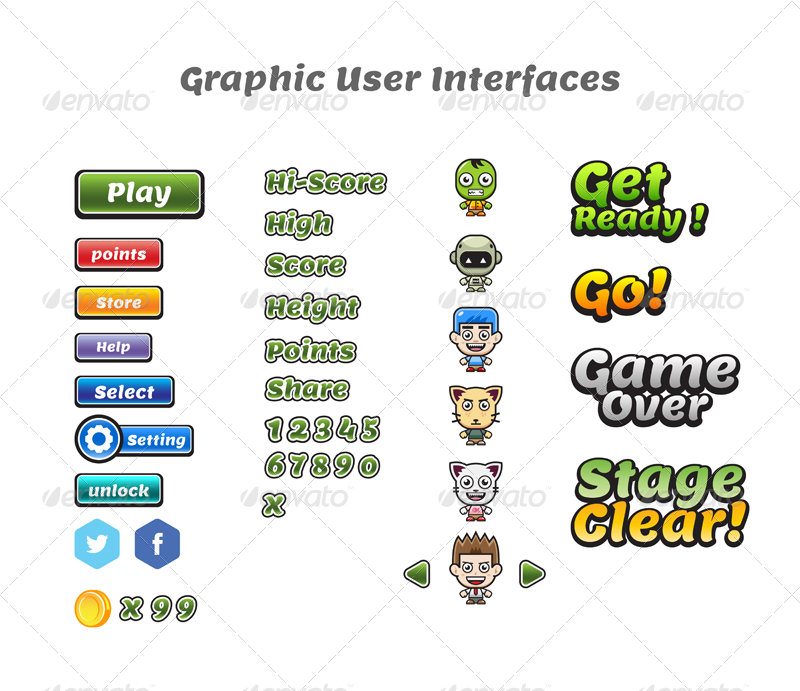 Jumping Game Asset, Game Assets | GraphicRiver