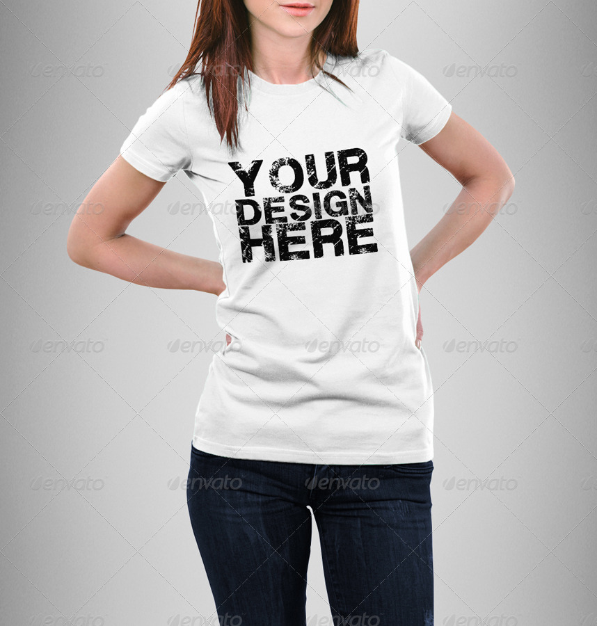 Download Man | Woman T-Shirt Mock-Up Bundle by Eugene-design ...