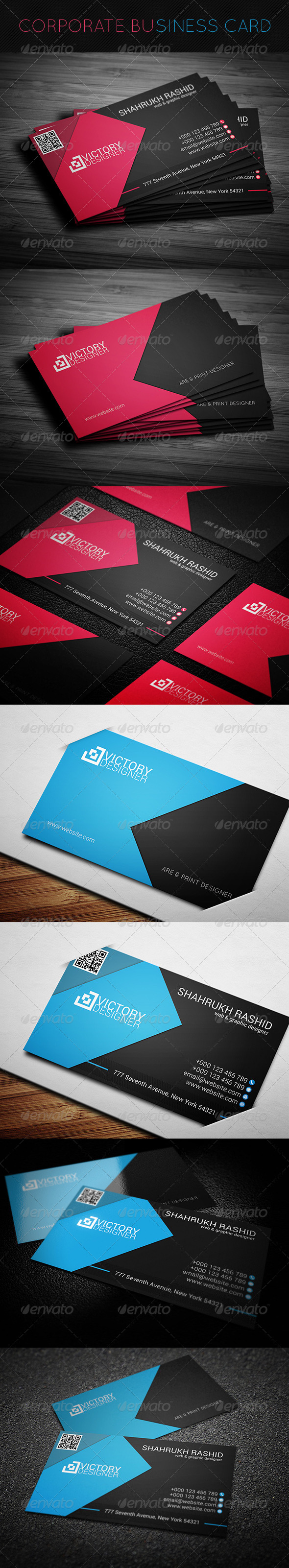 Corporate Business Card - Corporate Business Cards