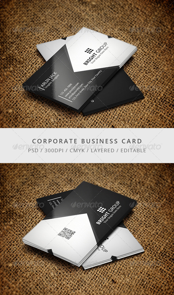 Corporate Business Card - Corporate Business Cards