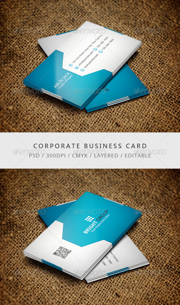Corporate Business Card - Corporate Business Cards