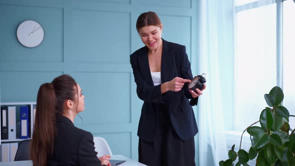 Boss Screaming at Frustrated Employee Bullying and Emotional Abuse at Work alt