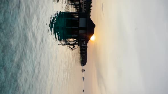 Beautiful Water in the Maldives