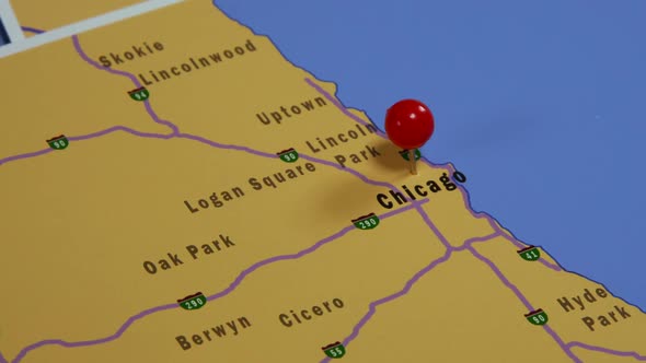 Map Of Chicago 01