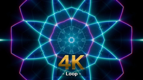 Fast Blink Cyber Neon Line Background Loop 4K 05 alt