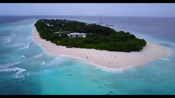 Aerial view sky of beautiful coastline beach holiday by aqua blue water and white sandy background o alt
