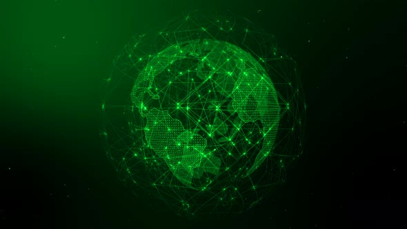 Green Plexus Animated Earth alt