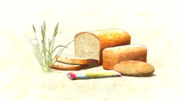 Bread Types and Wheat Stop Motion