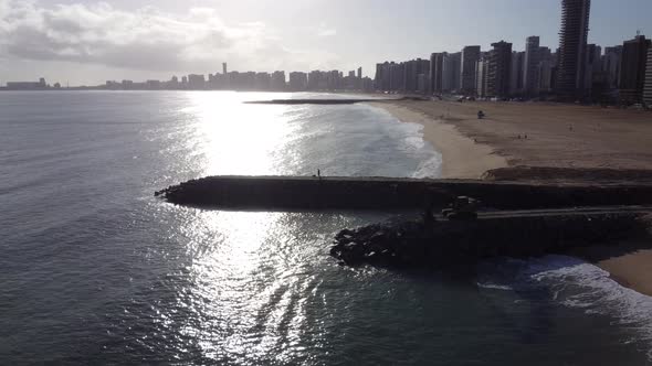 Praia em Fortaleza