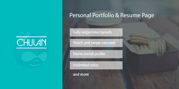 Chulan - Personal Portfolio & Resume Drupal Theme