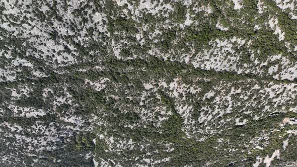 Textured Mountains aerial view 4 K alt