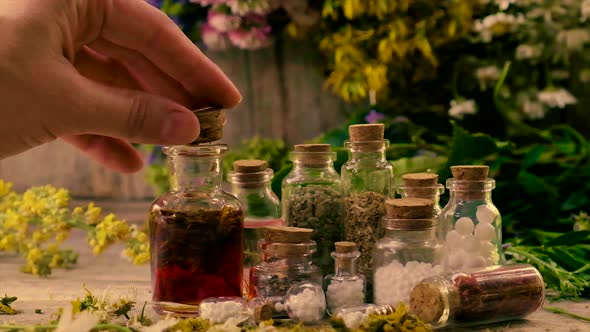 Bottled Herbal Tincture Homeopathy alt