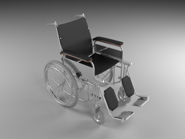 Wheelchair - 3Docean 7715079