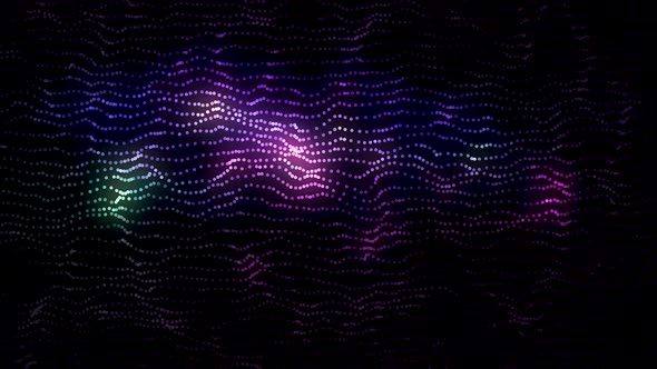 Beautiful and colorful blurred strays combined with small dot particles alt