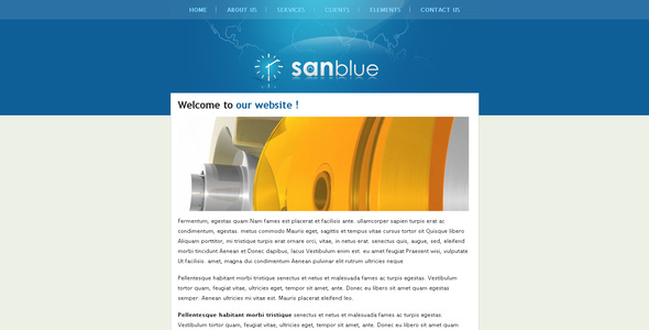 Sanblue - ThemeForest 32805