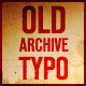 Old archive kinetic typographic - VideoHive Item for Sale