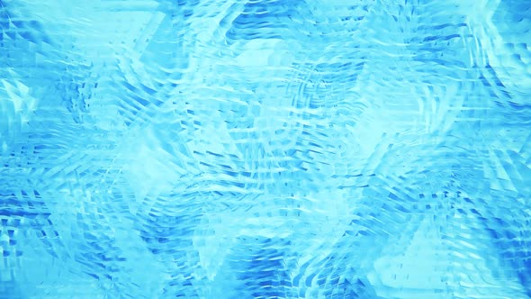 Blue Wavy Abstract Pattern