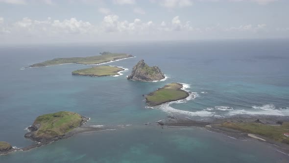 Paradise Sea Aerial Noronha Drone 
