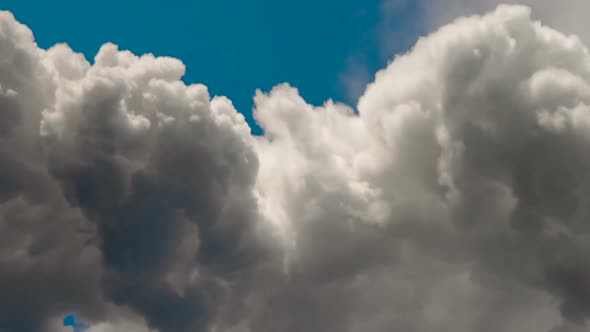 Storm Clouds In The High Mountains