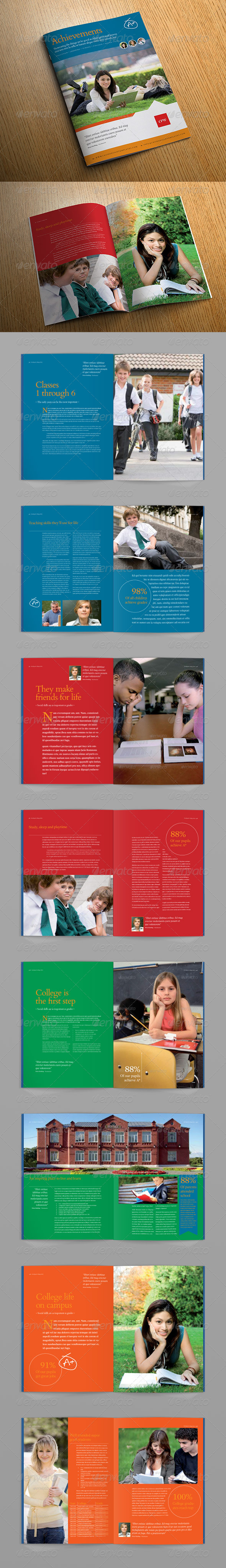 Achievements Brochure - Brochures Print Templates