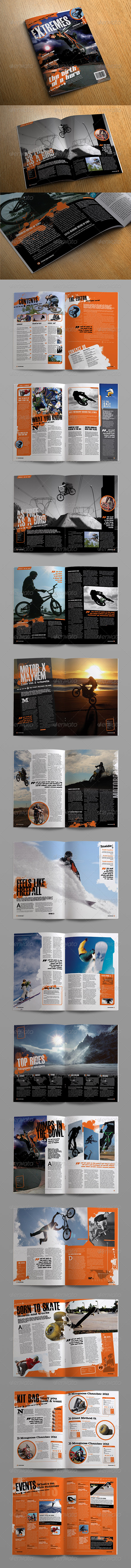 eXtreme Magazine Template - Magazines Print Templates