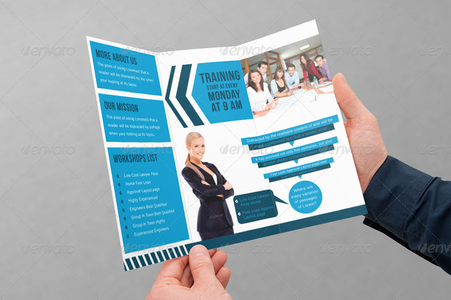 Corporate Business Tri-Fold Brochure | Volume 2, Print Templates ...