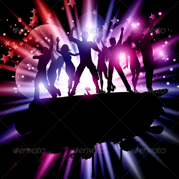 Party Beople Background by kjpargeter | GraphicRiver